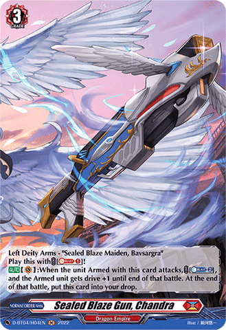Sealed Blaze Gun, Chandra (Holo) - D-BT04/H04EN