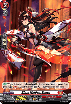 Blaze Maiden, Sonya (Holo) - D-BT04/H07EN