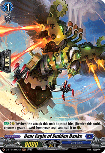 Gear Eagle of Sudden Banks (Holo) - D-BT04/H13EN