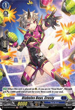 Diabolos Boys, Crusty (Holo) - D-BT04/H14EN