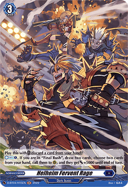 Helheim Fervent Rage (Holo) - D-BT04/H15EN