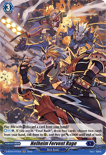 Helheim Fervent Rage (Holo) - D-BT04/H15EN