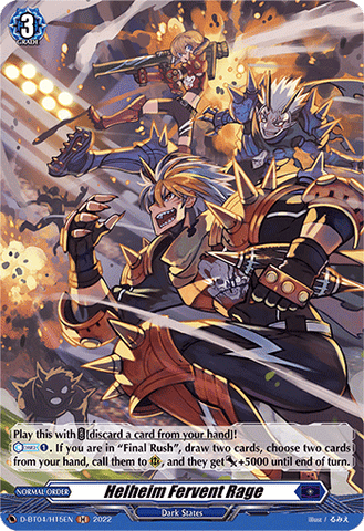 Helheim Fervent Rage (Holo) - D-BT04/H15EN