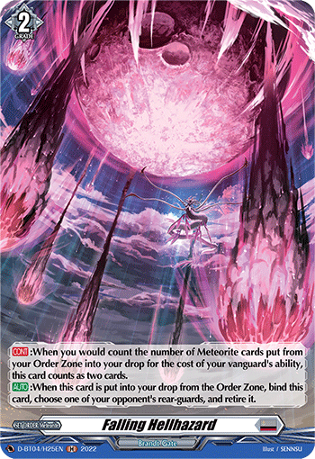 Falling Hellhazard (Holo) - D-BT04/H25EN