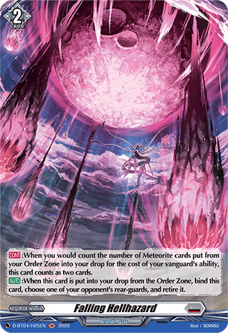 Falling Hellhazard (Holo) - D-BT04/H25EN