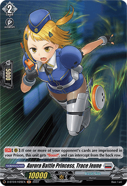 Aurora Battle Princess, Trace Jeune (Holo) - D-BT04/H28EN