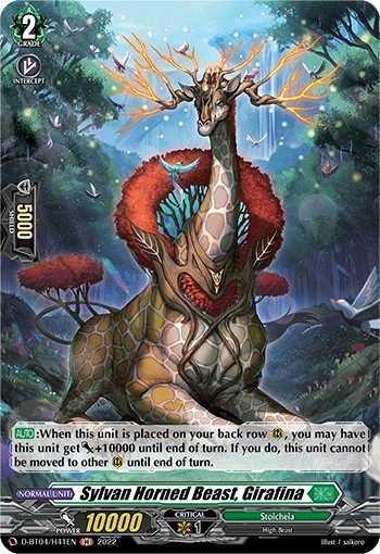 Sylvan Horned Beast, Girafina (Holo) - D-BT04/H41EN
