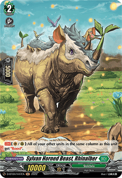 Sylvan Horned Beast, Rhinalber (Holo) - D-BT04/H47EN