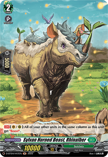 Sylvan Horned Beast, Rhinalber (Holo) - D-BT04/H47EN