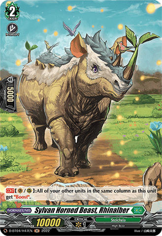 Sylvan Horned Beast, Rhinalber (Holo) - D-BT04/H47EN