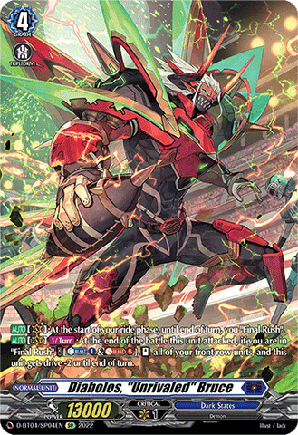 Diabolos, "Unrivaled" Bruce (SP) - D-BT04/SP04EN