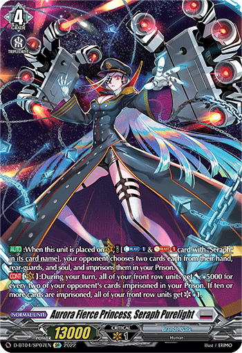 Aurora Fierce Princess, Seraph Purelight (SP) - D-BT04/SP07EN