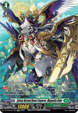 Sylvan Horned Beast Emperor, Magnolia Elder (SP) - D-BT04/SP13EN