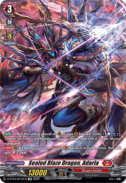 Sealed Blaze Dragon, Adarla (SP) - D-BT04/SP16EN