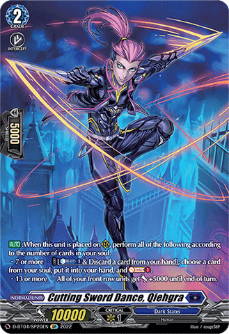 Cutting Sword Dance, Qiehgra (SP) - D-BT04/SP20EN