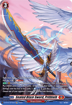 Sealed Blaze Sword, Prithivih (SP) - D-BT04/SP40EN