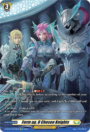 Form up, O Chosen Knights (SP) - D-BT04/SP48EN