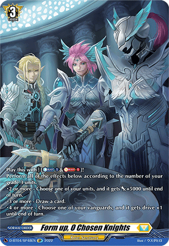 Form up, O Chosen Knights (SP) - D-BT04/SP48EN