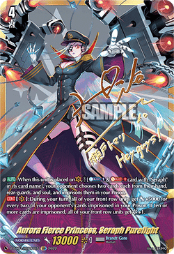 Aurora Fierce Princess, Seraph Purelight (SSR) - D-BT04/SSR03EN