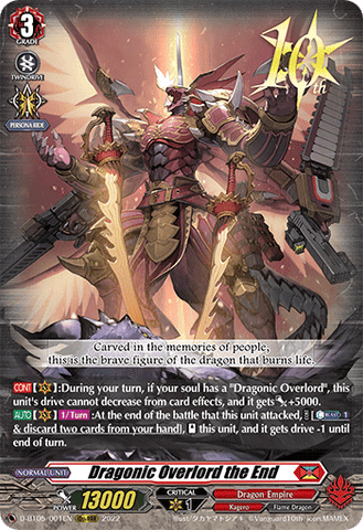 Dragonic Overlord the End - D-BT05/001EN