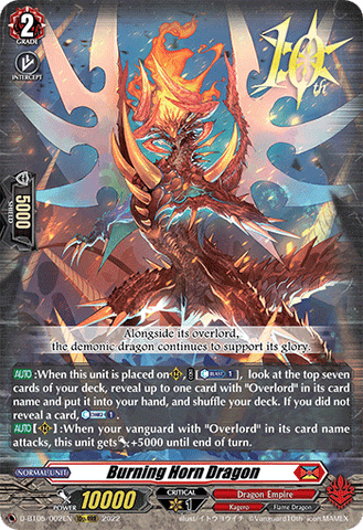 Burning Horn Dragon - D-BT05/002EN