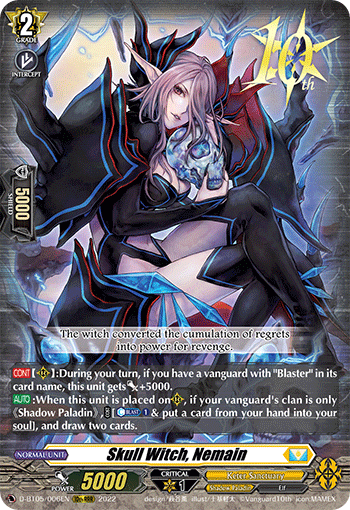 Skull Witch, Nemain - D-BT05/006EN