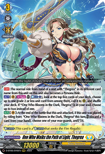 One Who Walks the Path of Light, Thegrea - D-BT05/010EN