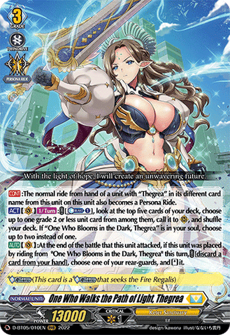 One Who Walks the Path of Light, Thegrea - D-BT05/010EN