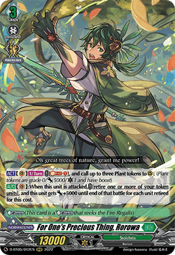 For One's Precious Thing, Rorowa - D-BT05/012EN