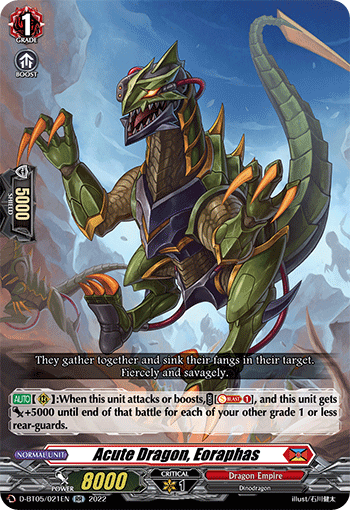 Acute Dragon, Eoraphas - D-BT05/021EN