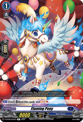 Flaming Pony - D-BT05/043EN