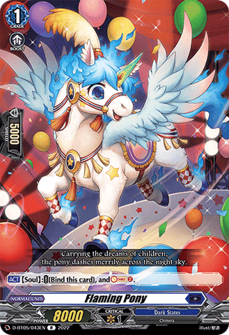 Flaming Pony - D-BT05/043EN