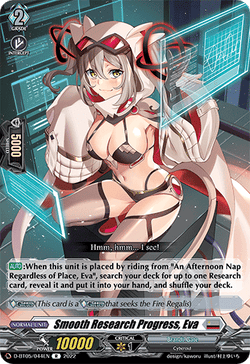 Smooth Research Progress, Eva - D-BT05/044EN