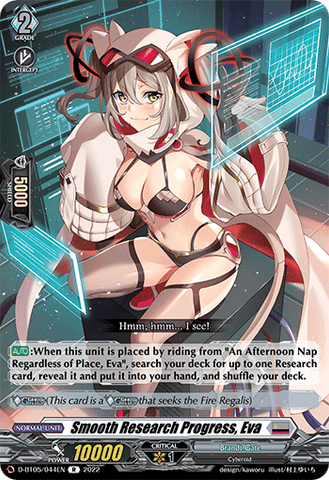 Smooth Research Progress, Eva - D-BT05/044EN