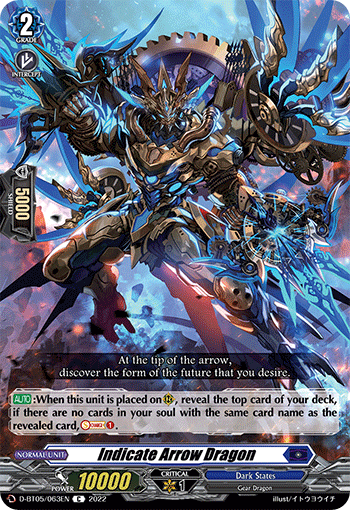 Indicate Arrow Dragon - D-BT05/063EN