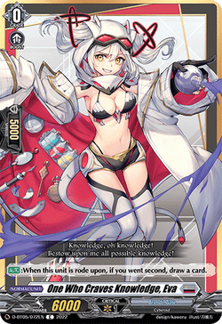 One Who Craves Knowledge, Eva - D-BT05/072EN