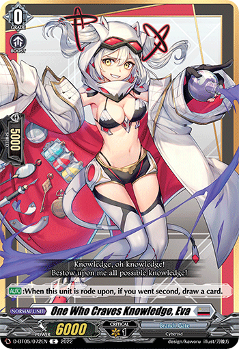 One Who Craves Knowledge, Eva - D-BT05/072EN