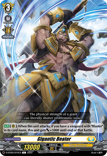 Gigantic Beater - D-BT05/074EN