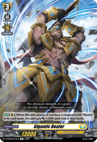 Gigantic Beater - D-BT05/074EN