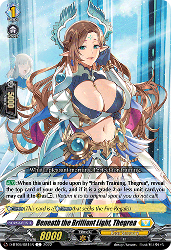 Beneath the Brilliant Light, Thegrea - D-BT05/081EN