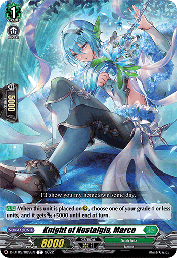 Knight of Nostalgia, Marco - D-BT05/089EN