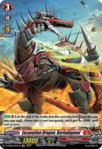 Excavation Dragon, Bariodigneel (Holo) - D-BT05/H04EN