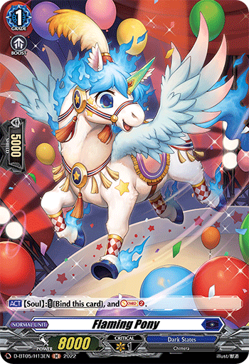 Flaming Pony (Holo) - D-BT05/H13EN