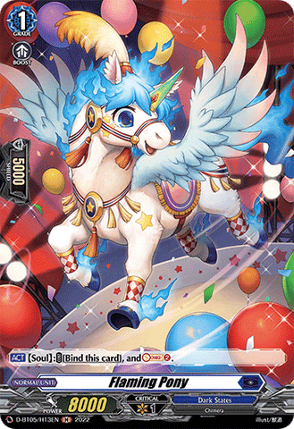 Flaming Pony (Holo) - D-BT05/H13EN