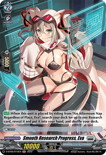Smooth Research Progress, Eva (Holo) - D-BT05/H19EN