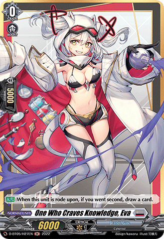 One Who Craves Knowledge, Eva (Holo) - D-BT05/H27EN