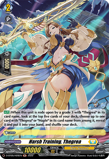 Harsh Training, Thegrea (Holo) - D-BT05/H28EN