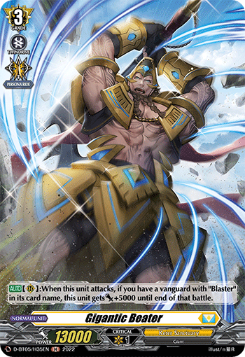 Gigantic Beater (Holo) - D-BT05/H35EN