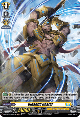 Gigantic Beater (Holo) - D-BT05/H35EN