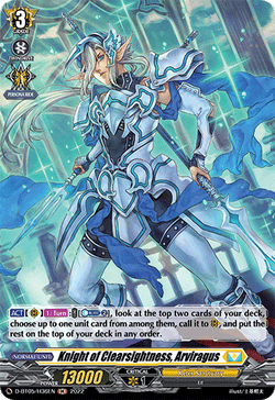Knight of Clearsightness, Arviragus (Holo) - D-BT05/H36EN